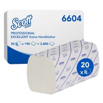 Scott® Excellent Papierhandtücher 6604 Interfold-Falzung Scott® Excellent Papierhandtücher 6604 Interfold-Falzung