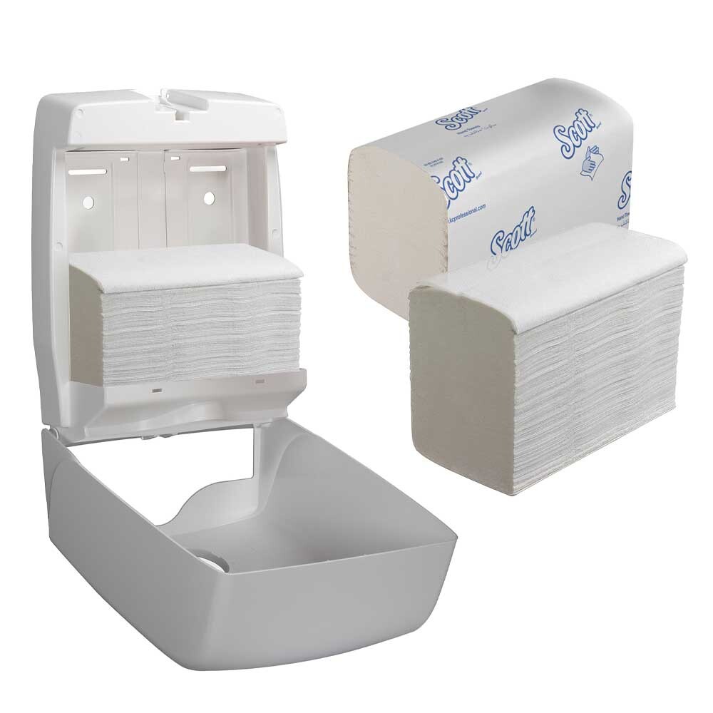 Scott® Papierhandtücher 2-lagig V-Falz Scott® Papierhandtücher 2-lagig V-Falz