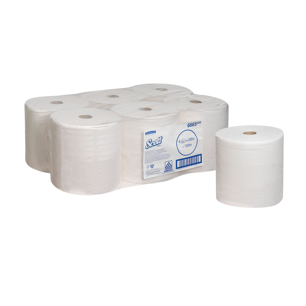 Scott® Rollenhandtücher 6665 1-lagig 20 cm x 200 m