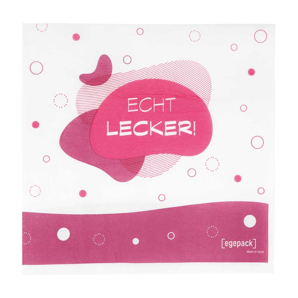 Servietten echt lecker 1-4 Falz Servietten echt lecker 1-4 Falz