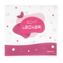 Servietten echt lecker 1-4 Falz