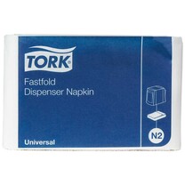 Tork N2 Fastfold Universal Servietten weiß 25 x 30 cm Tork N2 Fastfold Universal Servietten weiß 25 x 30 cm