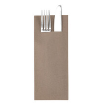 Serviettentaschen Linclass-Professional 40 x 33 cm beige grau Serviettentaschen Linclass-Professional 40 x 33 cm beige grau