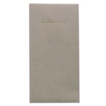 Serviettentaschen Linclass-Professional 40 x 40 cm beige grey