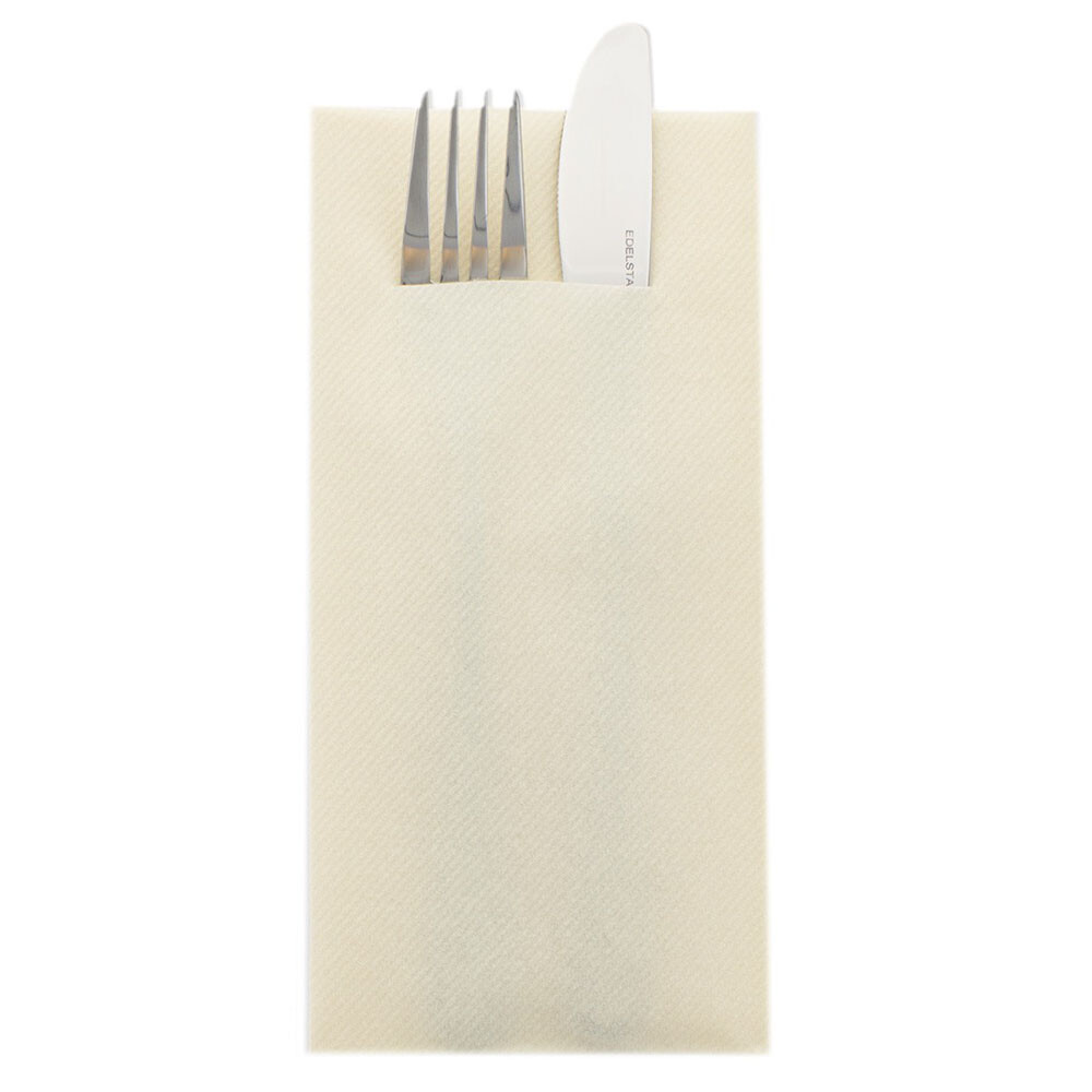 Serviettentaschen Linclass-Professional 40 x 40 cm creme