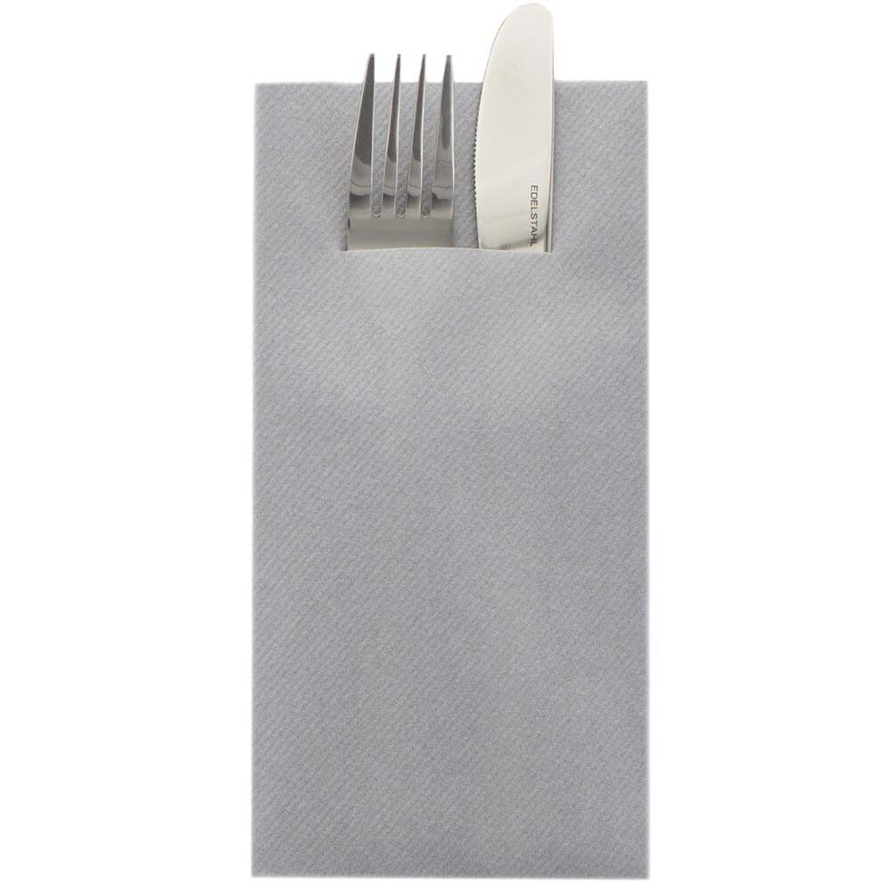 Servietttentaschen Linclass-Professional 40 x 40 cm grau