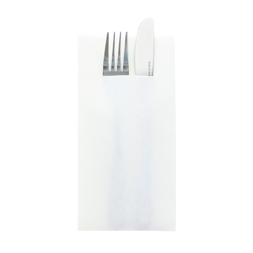 Serviettentaschen Linclass-Professional 40 x 40 cm weiß