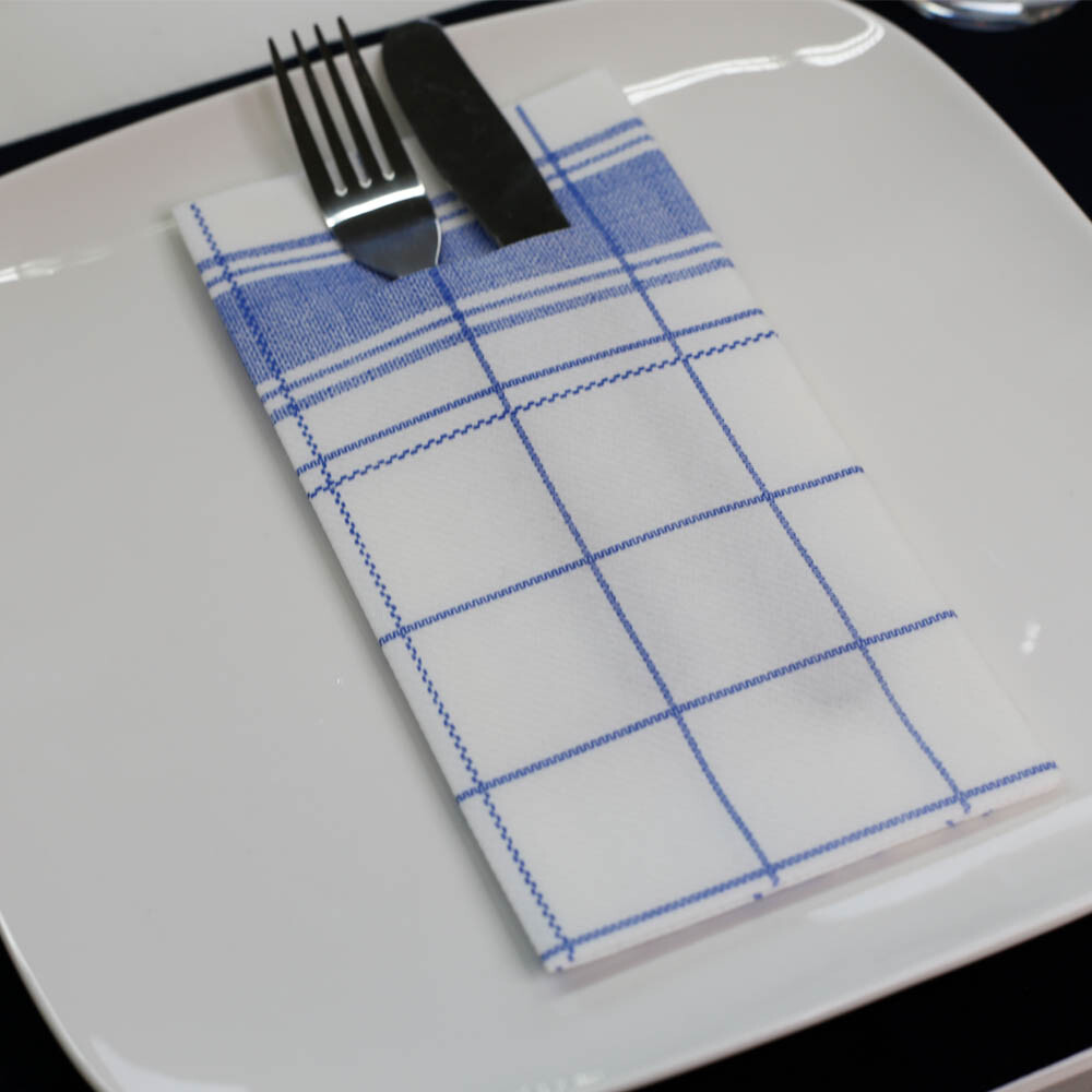 Serviettentaschen Nadeem Linclass-Premium 40 x 40 cm, blau Serviettentaschen Nadeem Linclass-Premium 40 x 40 cm, blau