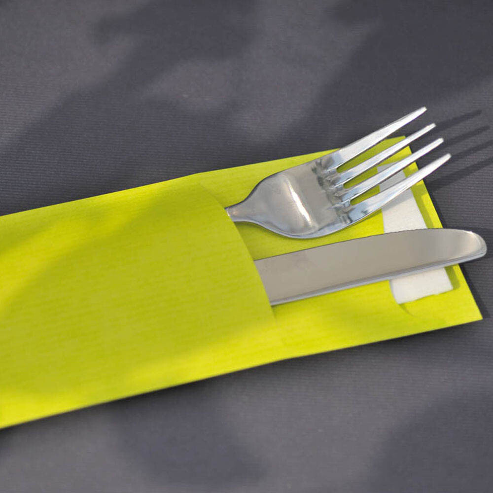 Bio Dunisoft Slim Serviettentaschen kiwi - weiß Bio Dunisoft Slim Serviettentaschen kiwi - weiß