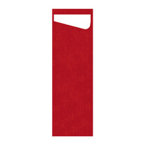 Bio Dunisoft Slim Serviettentaschen rot - weiß Bio Dunisoft Slim Serviettentaschen rot - weiß