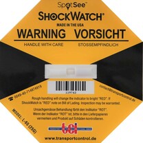 Shockwatch® Stoßindikatoren 25 g gelb Shockwatch® Stoßindikatoren 25 g gelb
