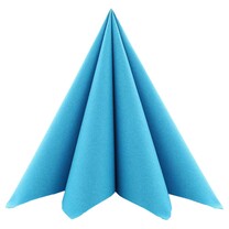 Softservietten 40 x 40 cm 14 Falz aqua blau Softservietten 40 x 40 cm 14 Falz aqua blau