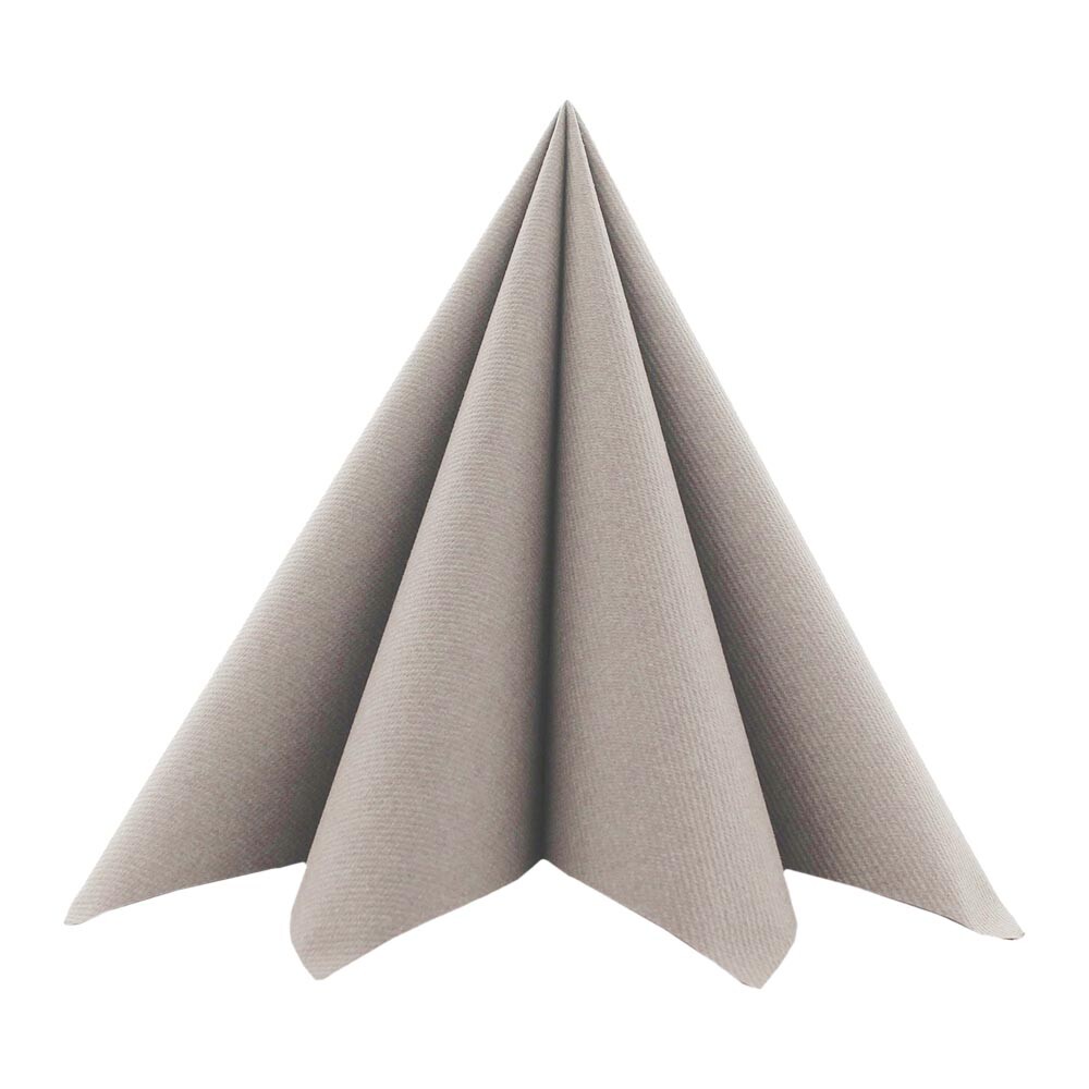 Softservietten 40 x 40 cm 1/4 Falz beige grey