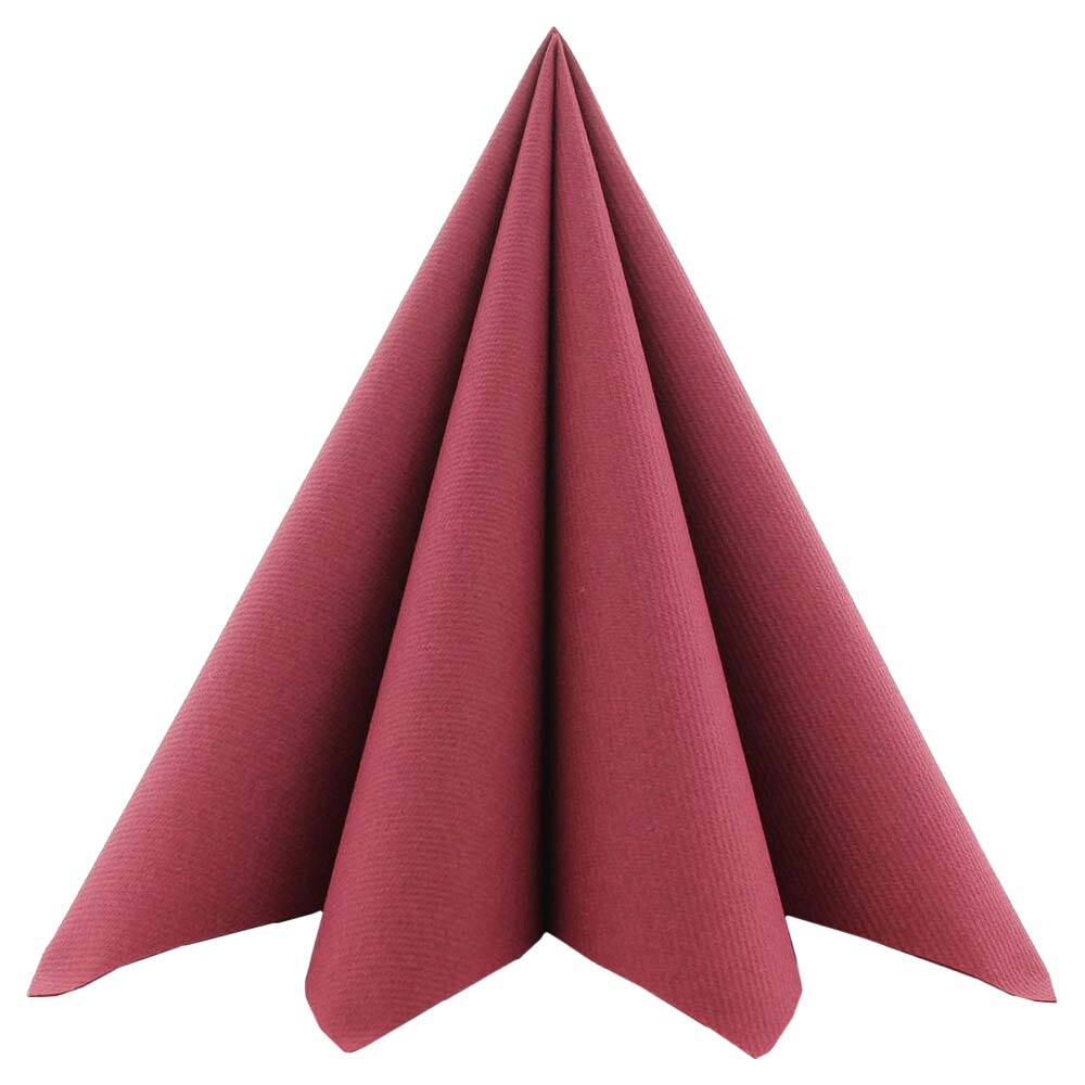 Softservietten 40 x 40 cm 1/4 Falz bordeaux
