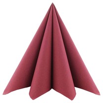 Softservietten 40 x 40 cm 1/4 Falz bordeaux Softservietten 40 x 40 cm 1/4 Falz bordeaux