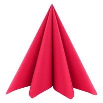 Softservietten 40 x 40 cm 1/4 Falz rot Softservietten 40 x 40 cm 1/4 Falz rot