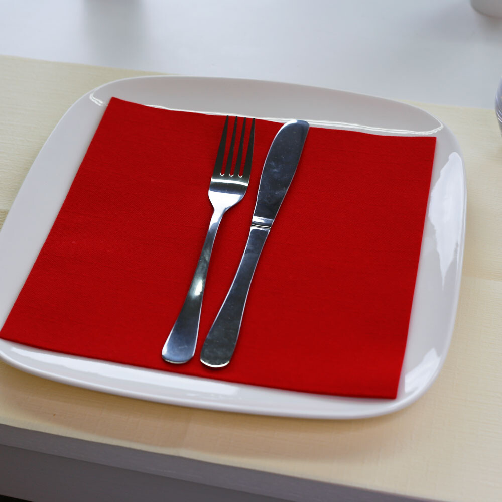 Softservietten 40 x 40 cm 1-4 Falz rot Softservietten 40 x 40 cm 1-4 Falz rot