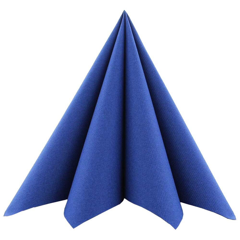Softservietten 40 x 40 cm 1/4 Falz royalblau Softservietten 40 x 40 cm 1/4 Falz royalblau