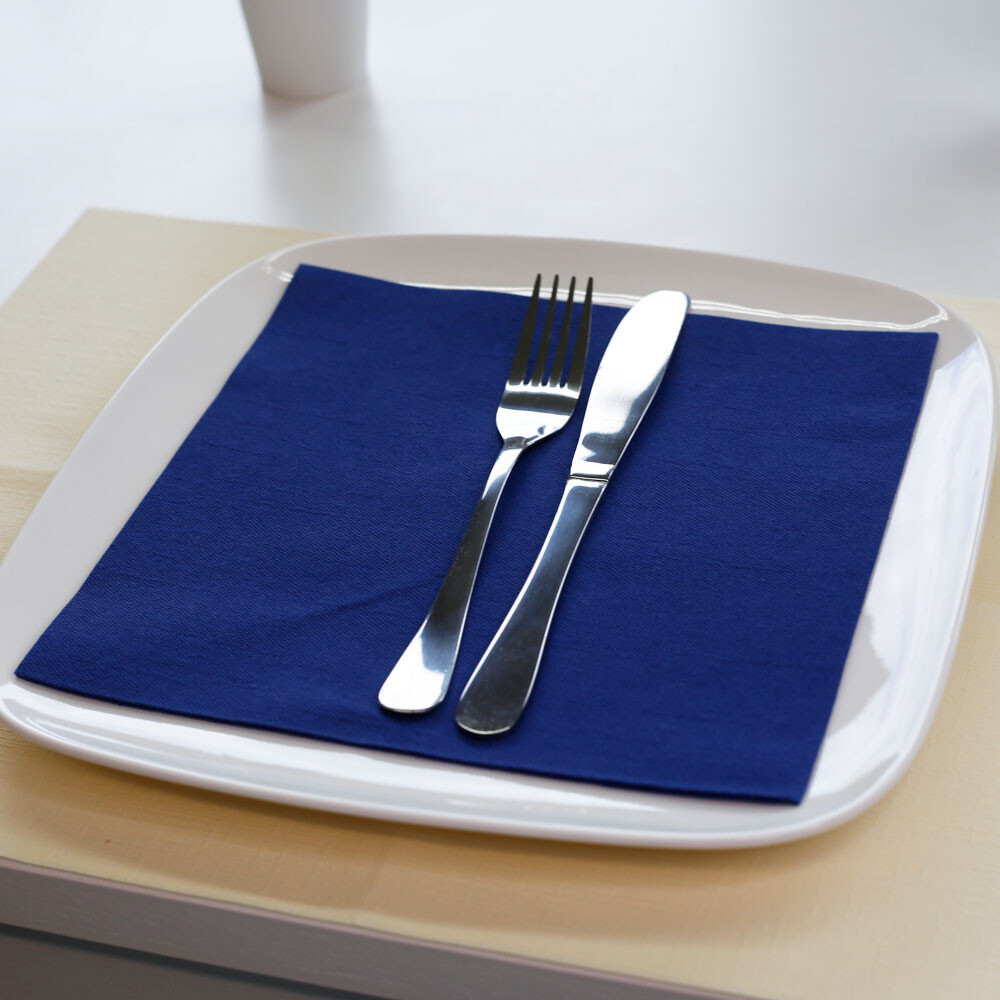 Softservietten 40 x 40 cm 1-4 Falz royalblau Softservietten 40 x 40 cm 1-4 Falz royalblau