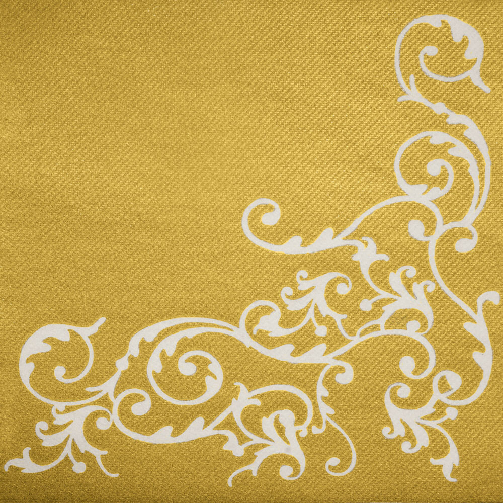 Softservietten Pomp gold-creme 40 x 40 cm Softservietten Pomp gold-creme 40 x 40 cm