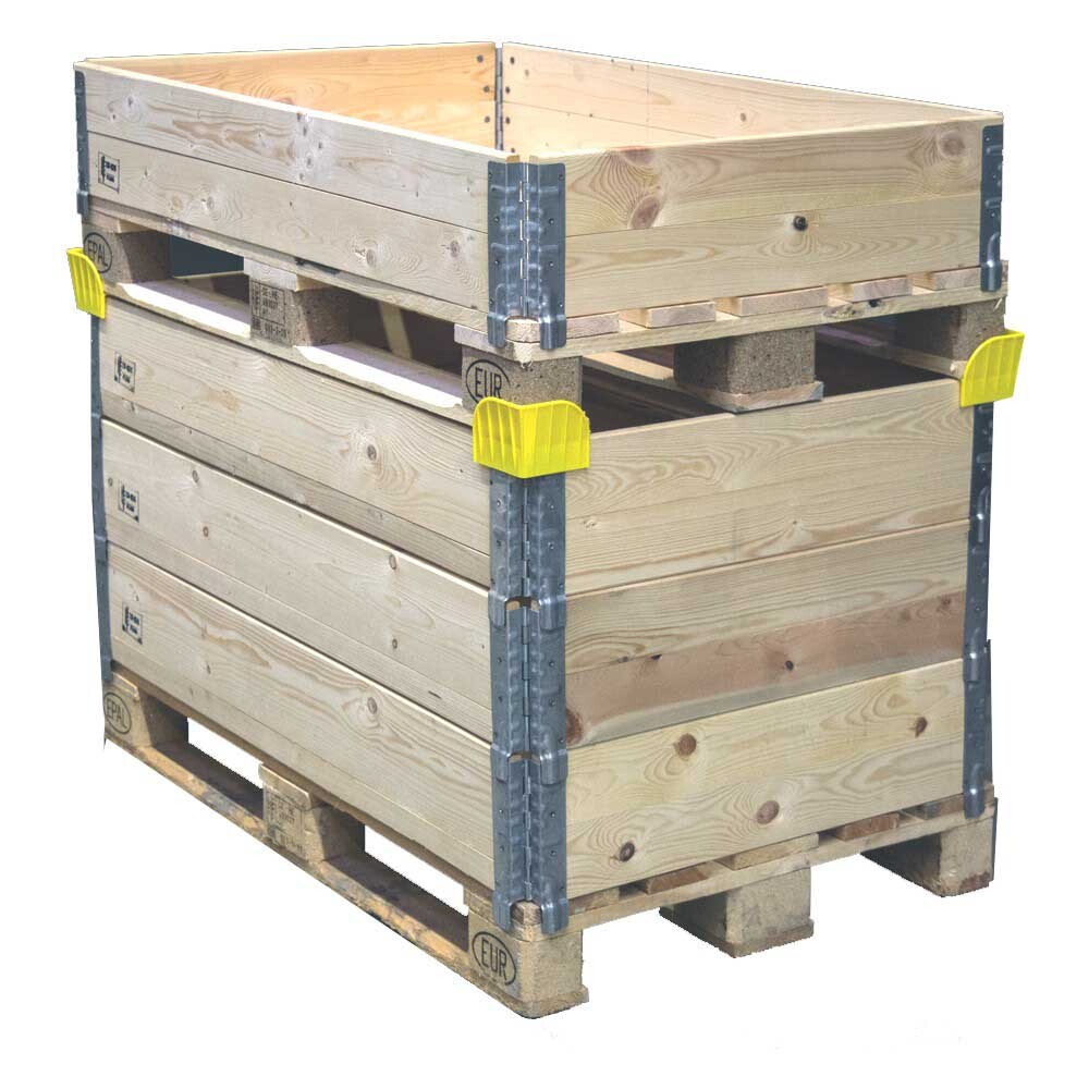 Stapelecken für Aufsatzrahmen 1.000 kg Tragkraft Stapelecken für Aufsatzrahmen 1.000 kg Tragkraft