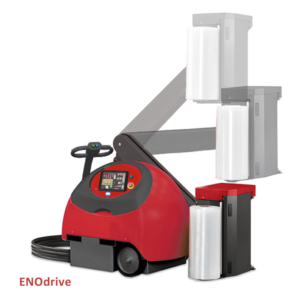 Stretchfolienwickler ENO®drive Mechanische Bremse Knickarm bis 2400 mm Stretchfolienwickler ENO®drive Mechanische Bremse Knickarm bis 2400 mm