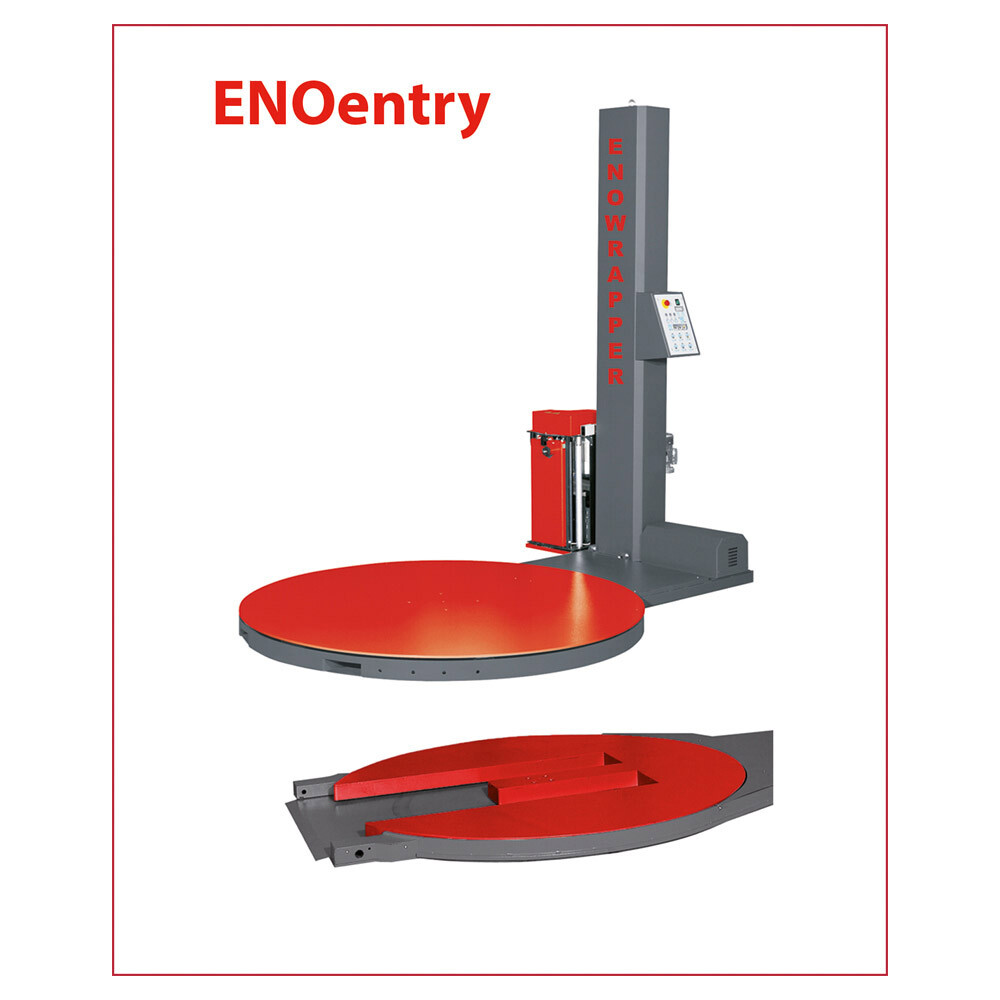 Stretchfolienwickler ENO®entry Elektronische Bremse Drehteller 1500 mm Stretchfolienwickler ENO®entry Elektronische Bremse Drehteller 1500 mm