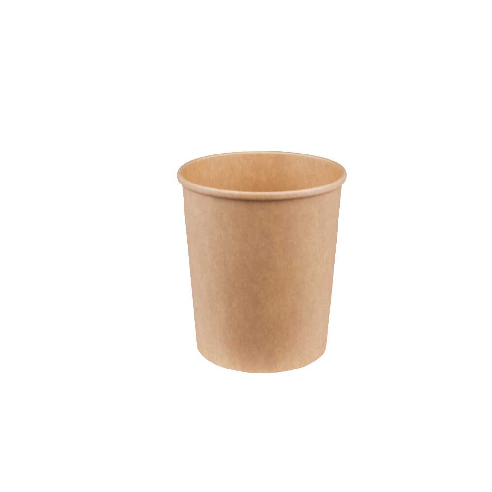 Suppenbecher braun Kraft - PE beschichtet 235 ml