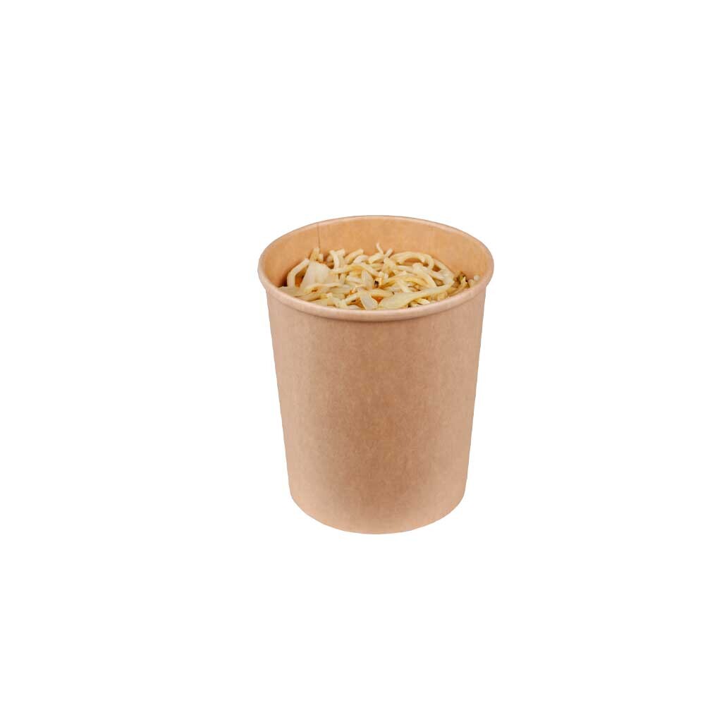 Suppenbecher braun Kraft - PE beschichtet 235 ml