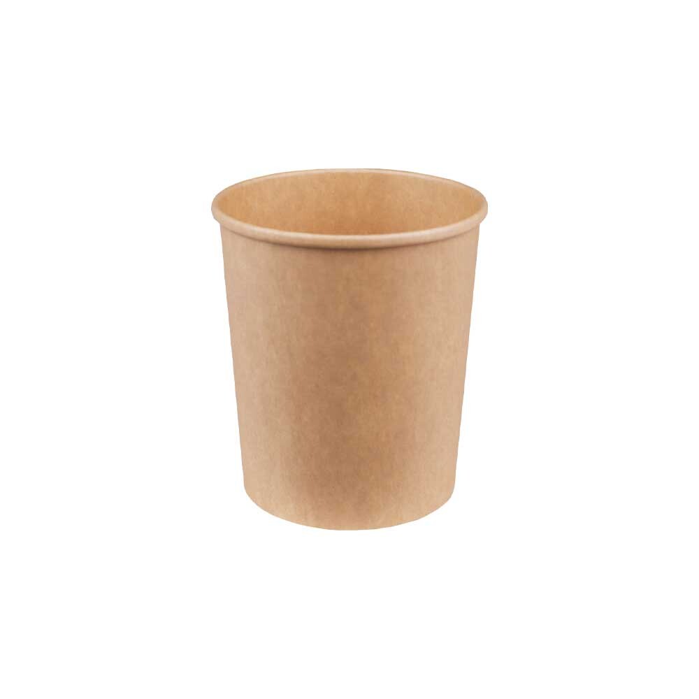 Suppenbecher braun Kraft - PE beschichtet 355 ml