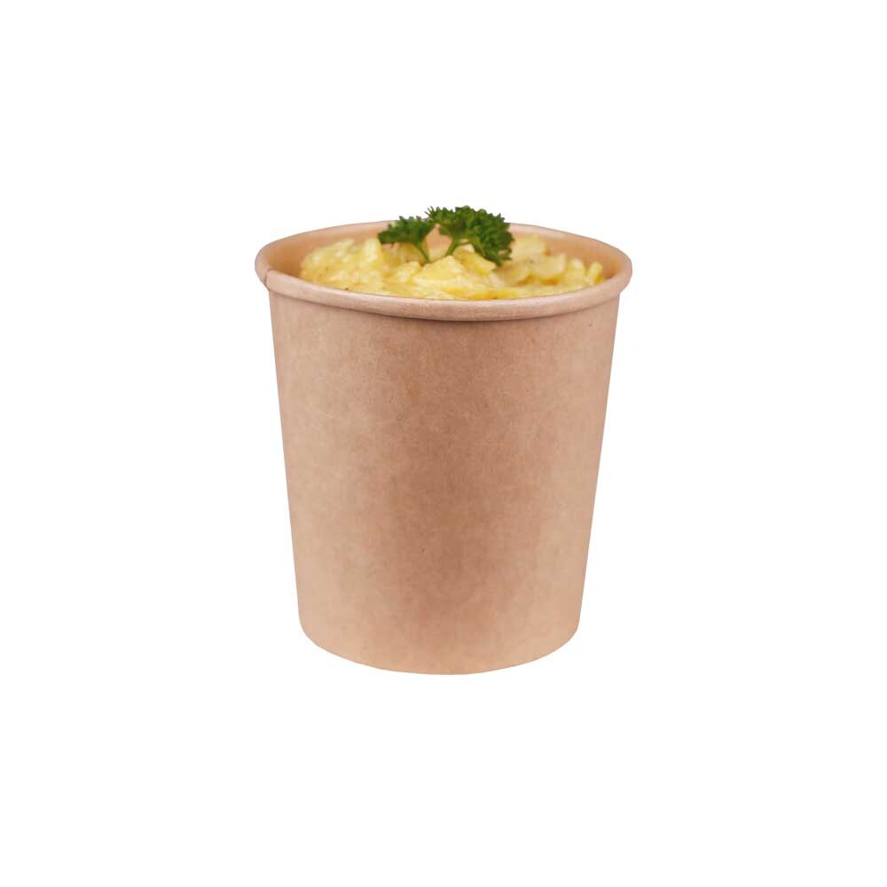 Suppenbecher braun Kraft - PE beschichtet 355 ml