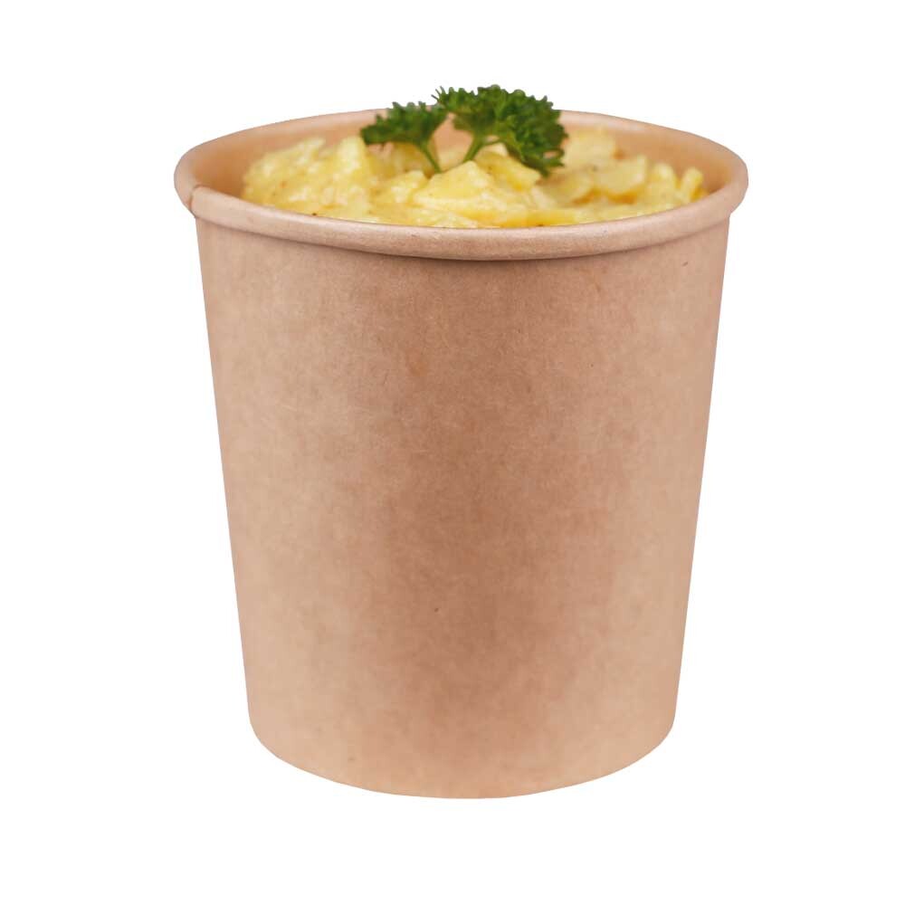 Suppenbecher braun Kraft - PE beschichtet 770 ml