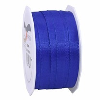 Taftband seidenmatt mit Webkante blau Taftband seidenmatt mit Webkante blau