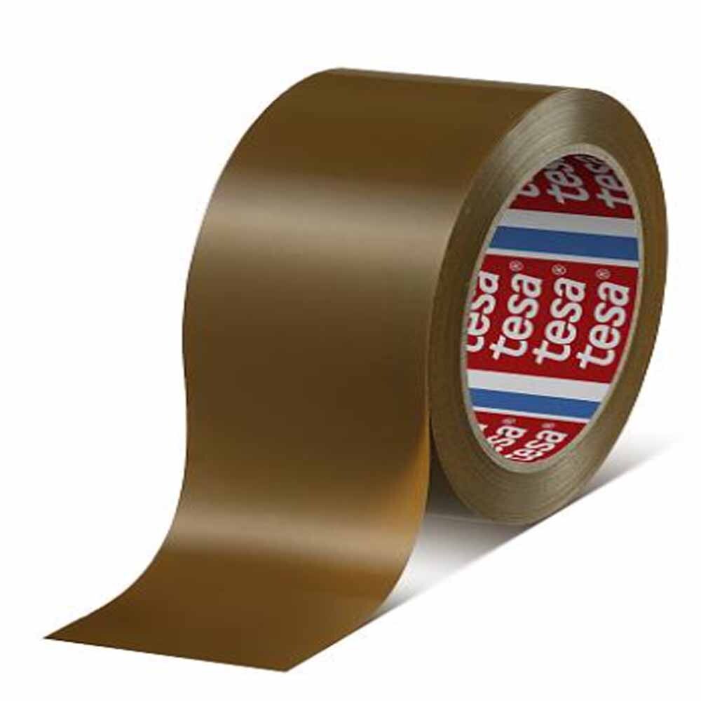 tesapack® 4124 PVC Premium braun 66 m 75 mm