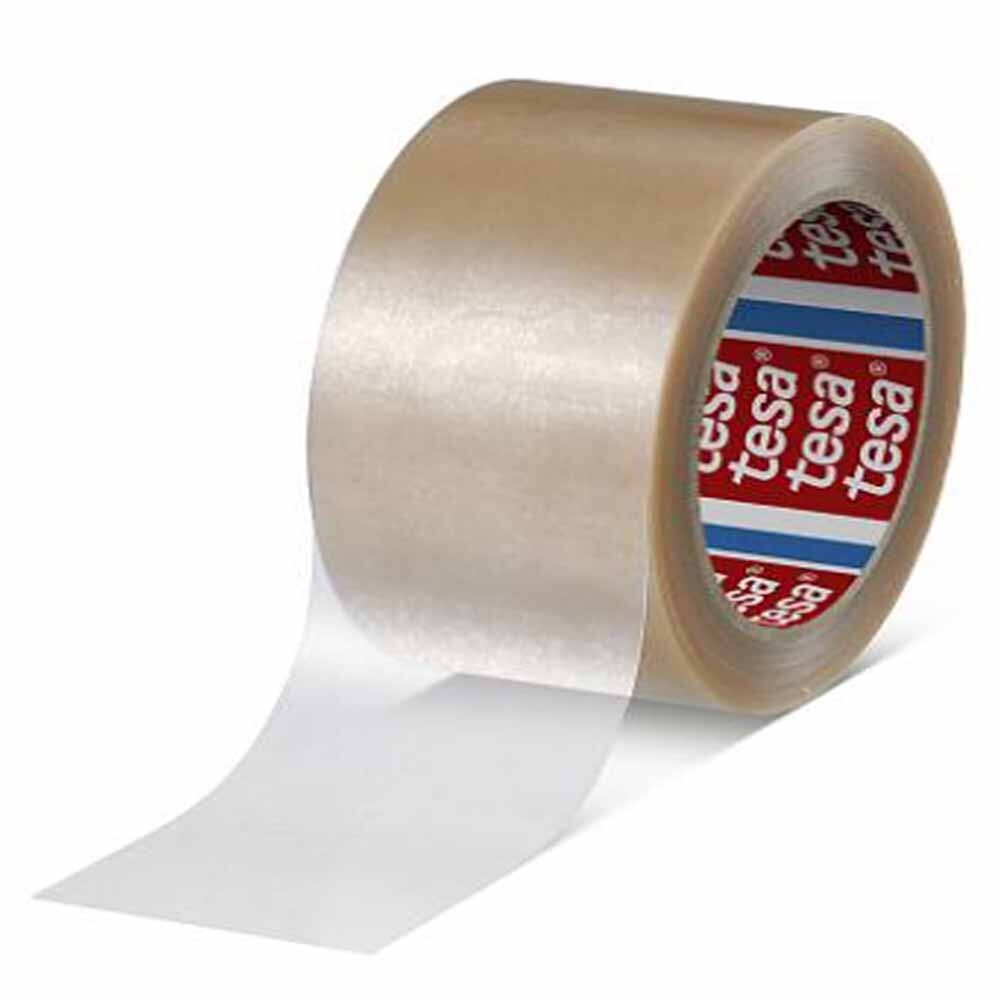 tesapack® 4124 PVC Premium transparent 66 m 75 mm