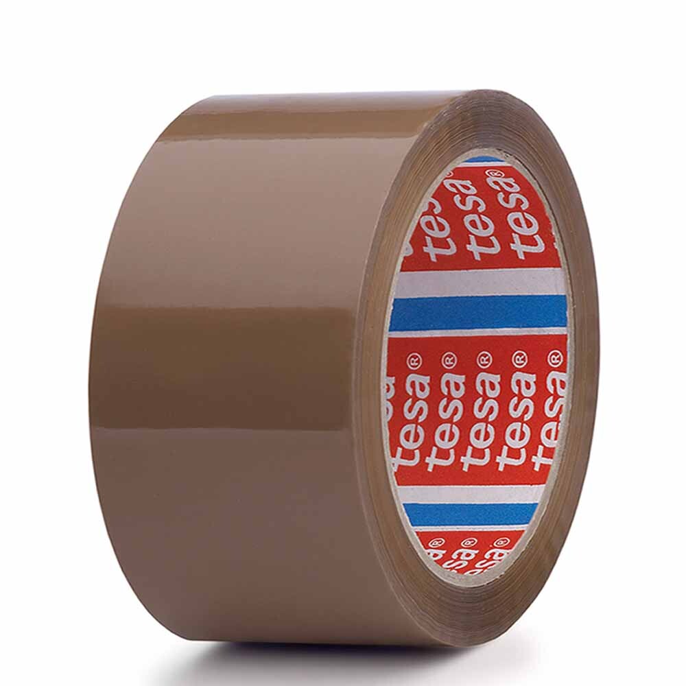 Packband Acrylat Tesa Paketklebeband 66m X 50mm Braun - 72 Rollen Packband Für Versand & Lager Tesa Packband 64014
