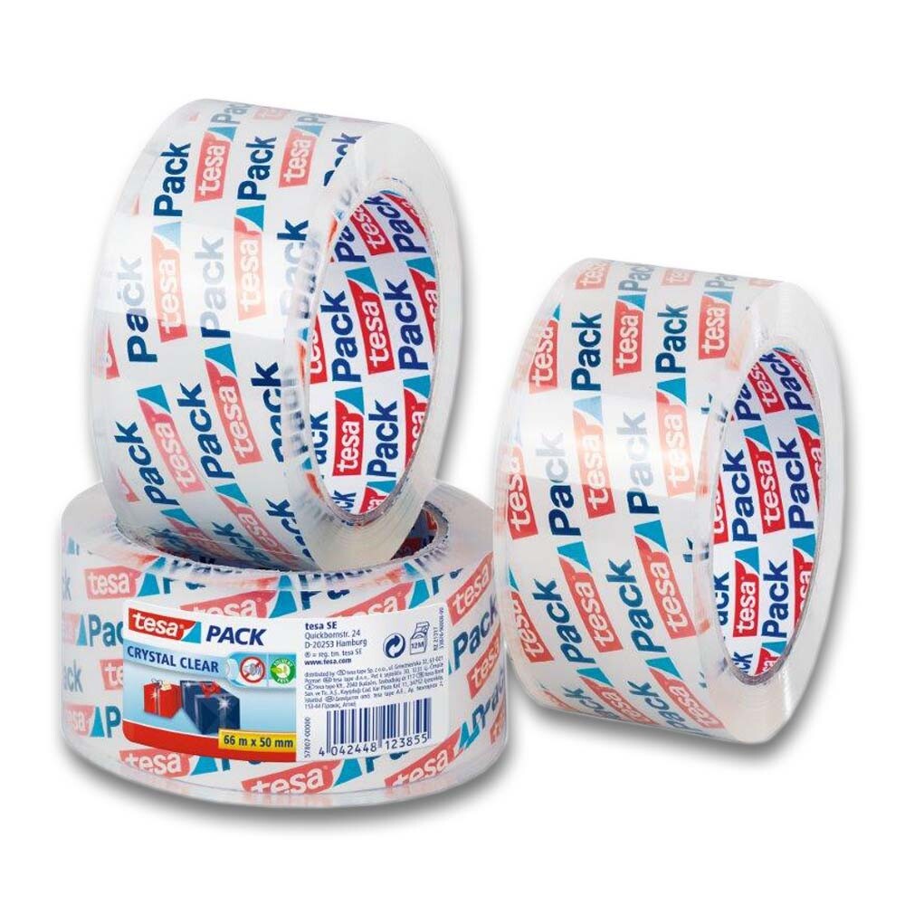 tesapack® Crystal clear 57807 PP Klebeband transparent tesapack® Crystal clear 57807 PP Klebeband transparent