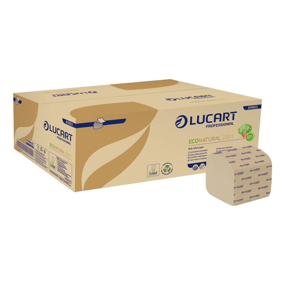 Toilettenpapier Einzelblatt Econatural 230 l