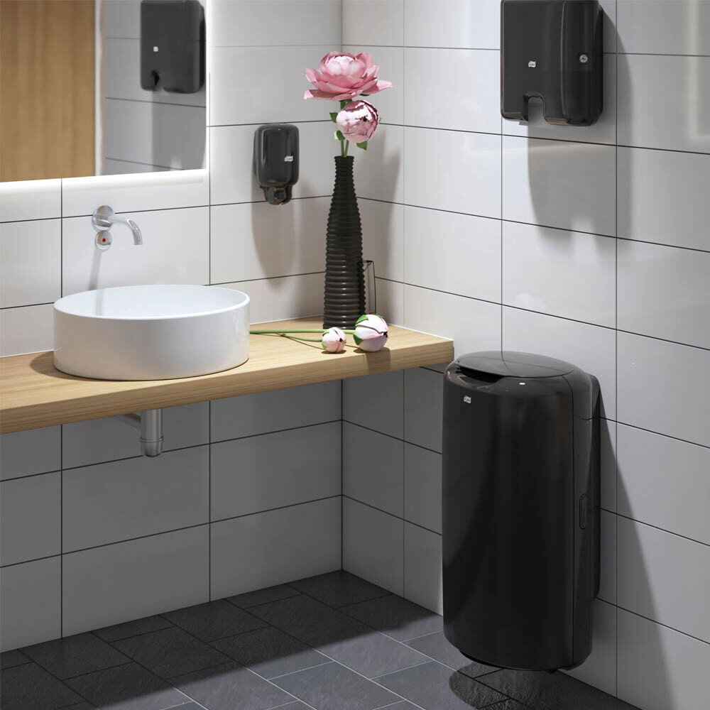 Tork B1 Abfallbehälter-System, schwarz