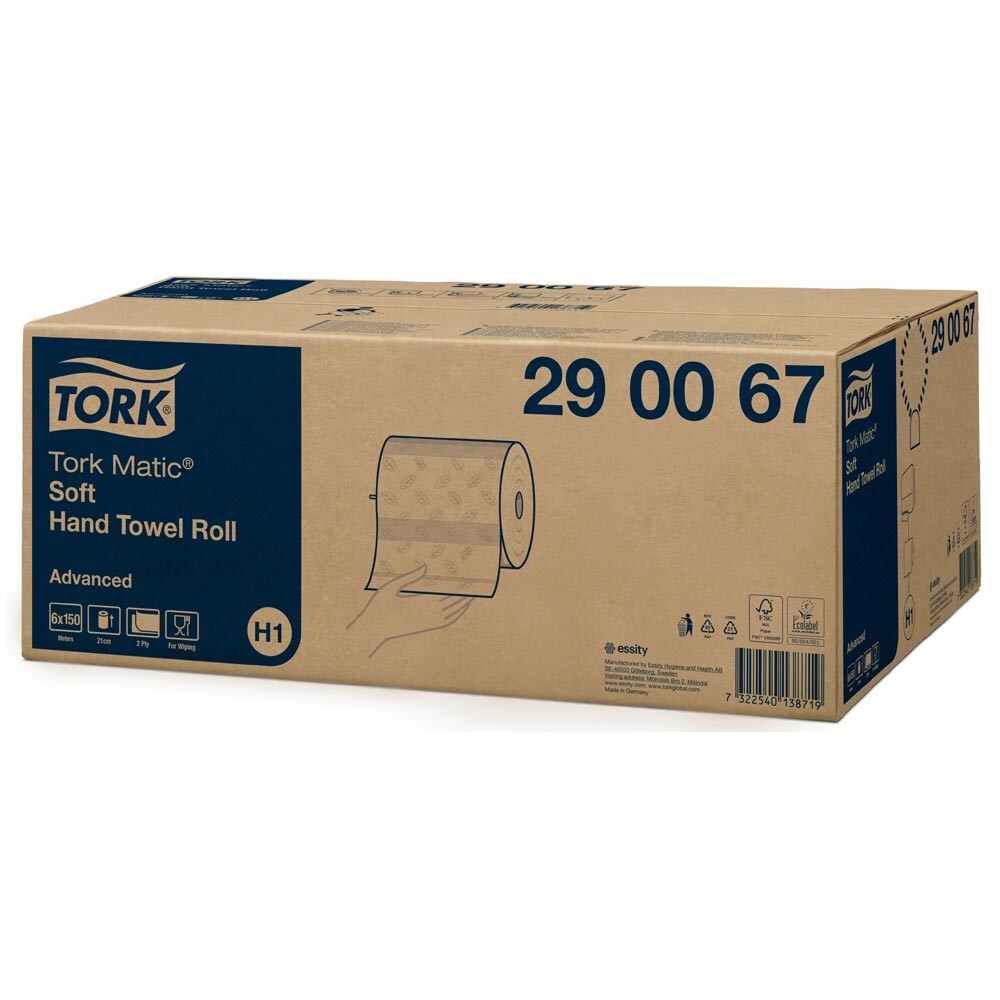 Tork H1 Rollenhandtücher, 2-lagig, 150 m