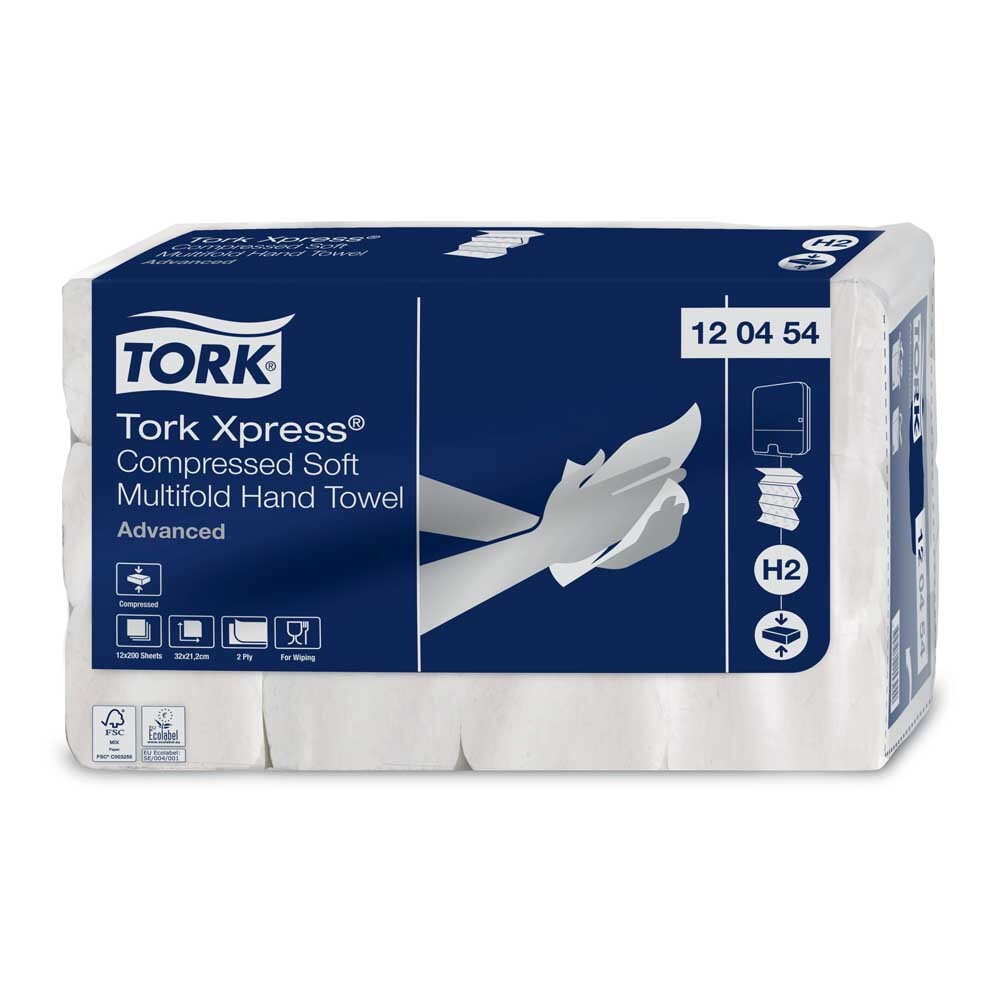 Tork H2 Xpress® Advanced Multifold-Handtücher Tork H2 Xpress® Advanced Multifold-Handtücher