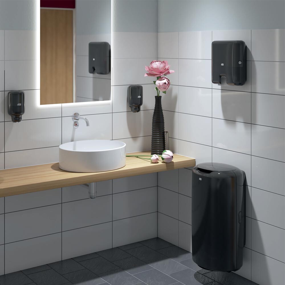 Tork H2 Xpress® Mini Spender schwarz für Multifold Handtücher