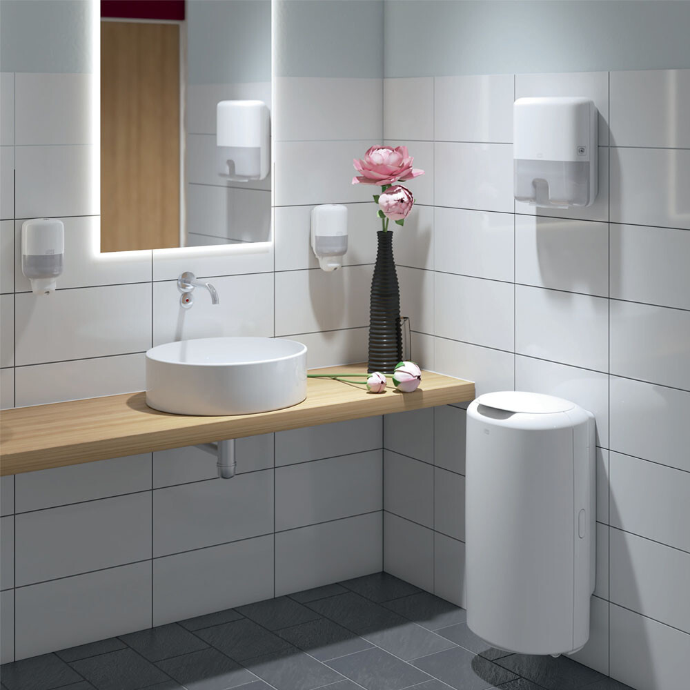 Tork H2 Xpress® Mini Spender weiß für Multifold Handtücher