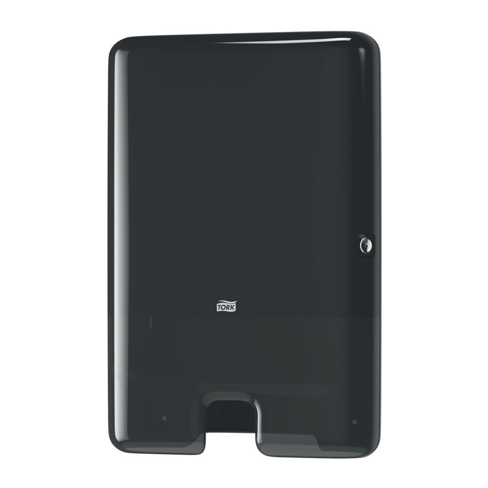 Tork H2 Xpress® Spender schwarz für Multifold Handtücher Tork H2 Xpress® Spender schwarz für Multifold Handtücher
