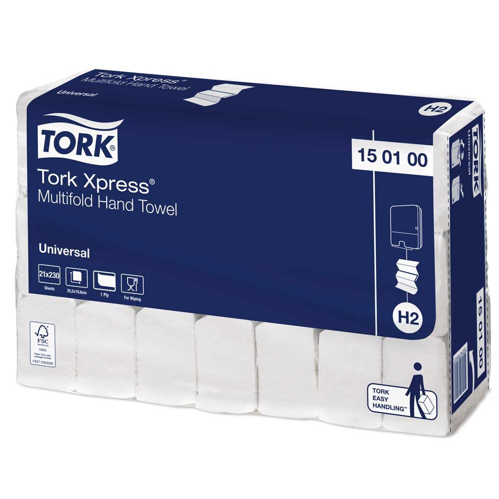 Tork H2 Xpress® Universal Multifold-Handtücher Tork H2 Xpress® Universal Multifold-Handtücher