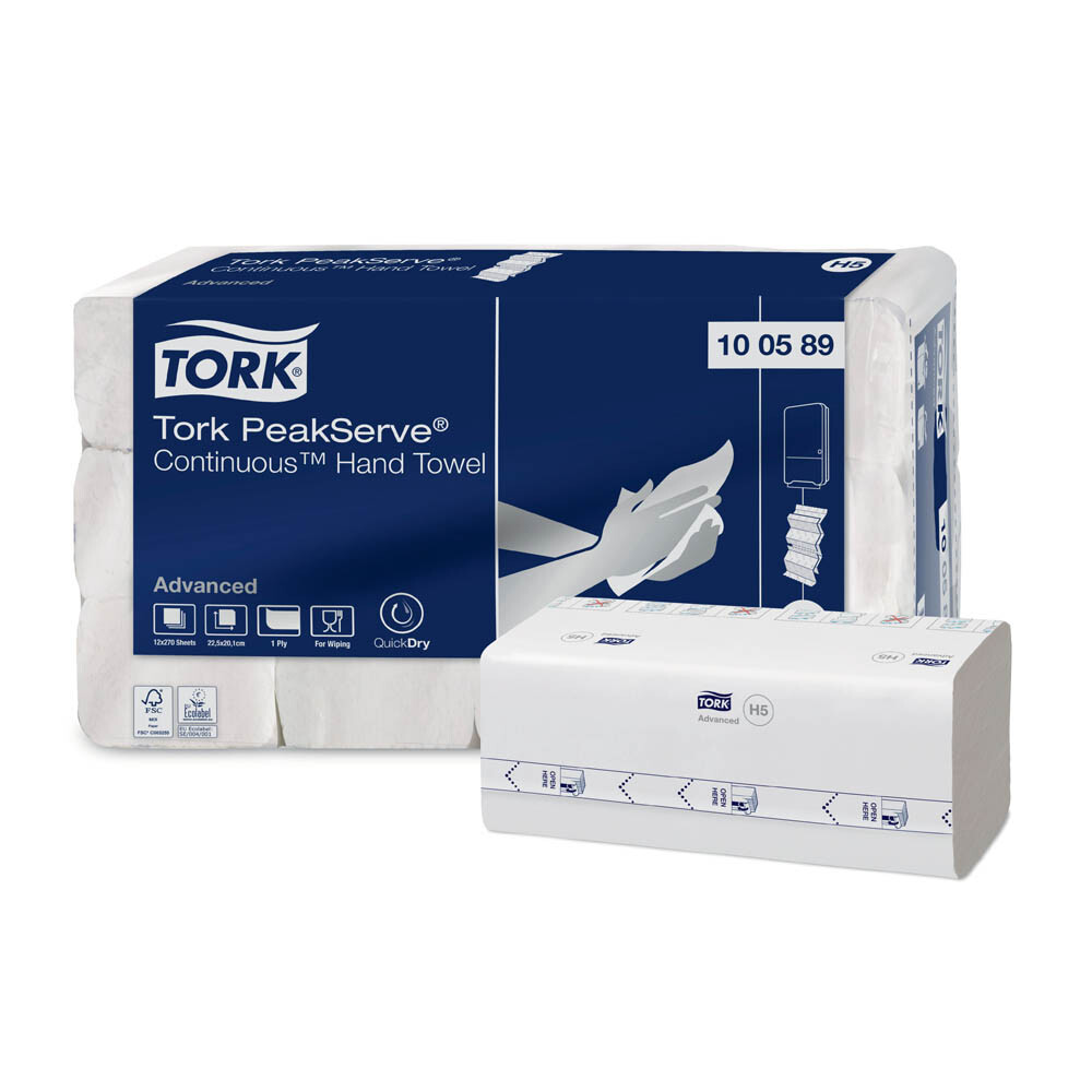 Tork H5 PeakServe® Endlos-Handtücher Advanced Tork H5 PeakServe® Endlos-Handtücher Advanced