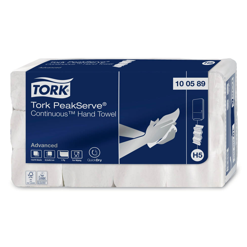 Tork H5 PeakServe® Endlos-Handtücher Advanced Tork H5 PeakServe® Endlos-Handtücher Advanced