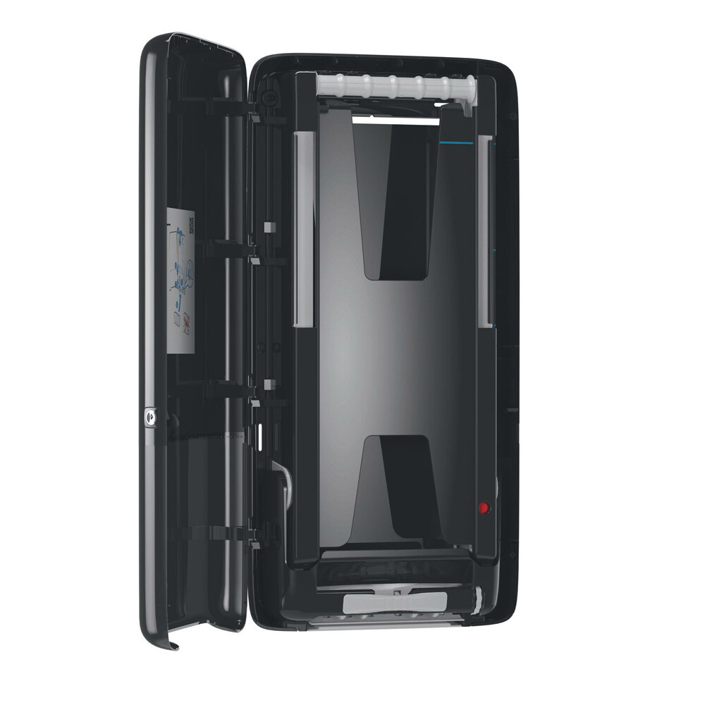 Tork H5 PeakServe® Spender für Endlos-Handtücher schwarz Tork H5 PeakServe® Spender für Endlos-Handtücher schwarz