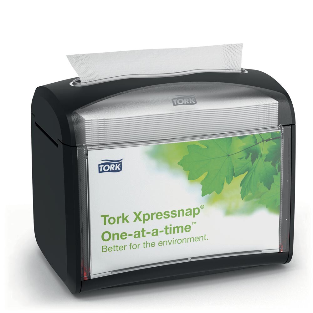 Tork N4 Xpressnap Tischspender schwarz Tork N4 Xpressnap Tischspender schwarz