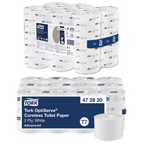 Tork T7 OptiServe Hülsenloses Toilettenpapier Tork T7 OptiServe Hülsenloses Toilettenpapier